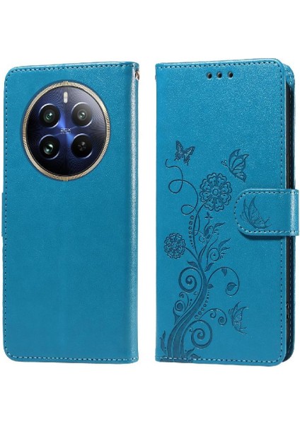 Realme 13 Pro Artı Deri Çevirme Çiçek Kart Yuvaları Için Flip Case (Yurt Dışından)
