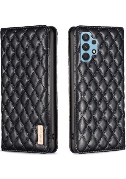 Samsung Galaxy A32 4g Manyetik Kapatma Cüzdan Tam Kart Için Flip Case (Yurt Dışından)