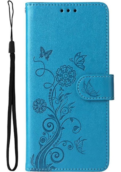 Realme 12 Pro Artı Flip Çiçek Cardyuvaları Deri Için Flip Case (Yurt Dışından)