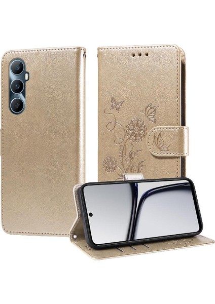 Realme C65 4g Cardyuvaları Deri Çiçek Flip Case Için Flip Case (Yurt Dışından) indirimleri