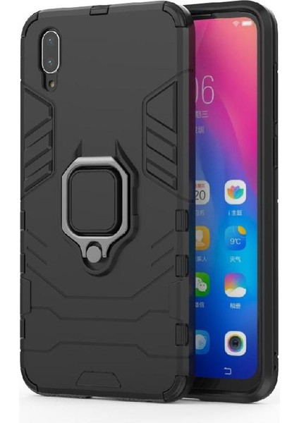 Vivo Y97 Kickstand Askeri Sınıf Metal Için Halka Araba Dağı Kickstand Vaka (Yurt Dışından) fiyatları
