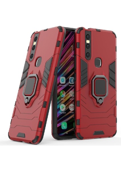 Vivo V15 Kickstand Darbeye Askeri Için Halka Araç Montaj Kickstand Durumda (Yurt Dışından) fırsatları