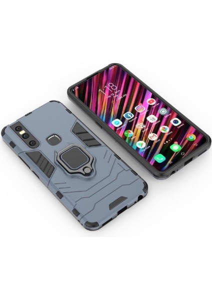 Vivo V15 Kickstand Darbeye Askeri Için Halka Araç Montaj Kickstand Durumda (Yurt Dışından) fırsatları