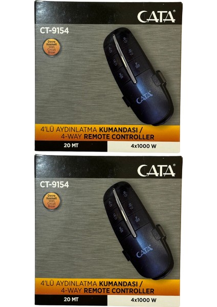 CT-9154 4\'lü Aydınlatma Kumandası (2 Adet)