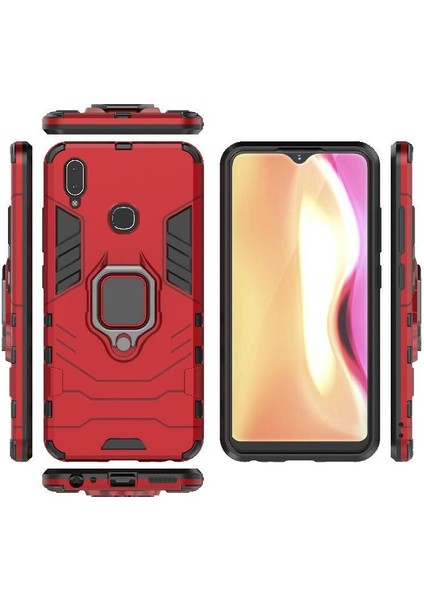 Vivo Y91/VIVO Y95 Darbeye Dayanıklı Metal Halka Için Halka Araç Montaj Kickstand Vaka (Yurt Dışından)