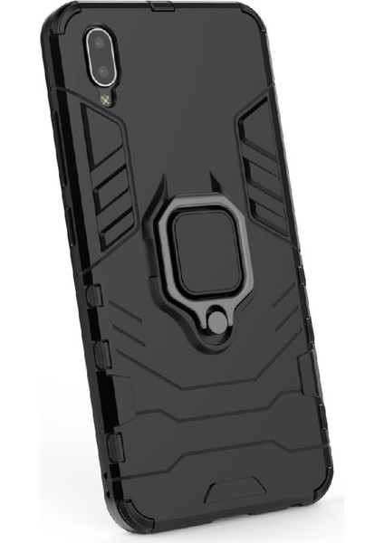 Vivo Y93/VIVO Y93S Darbeye Dayanıklı Metal Halka Için Halka Araç Montaj Kickstand Vaka (Yurt Dışından) indirimleri