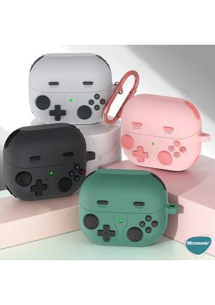 Samsung Galaxy Buds 3 Pro Kılıf Cartoon Figürlü Silikon Retro Gameboy Siyah fiyatları