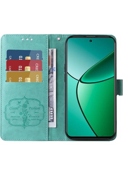 Realme 12 Artı Kart Yuvaları Deri Çiçek Flip Için Flip Case (Yurt Dışından) fırsatları