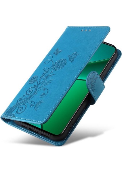 Realme 12 Artı Kart Yuvaları Deri Çiçek Flip Için Flip Case (Yurt Dışından) modelleri
