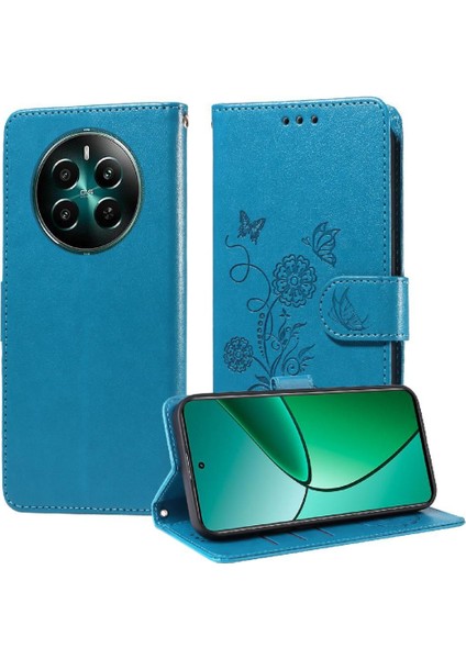 Realme 12 Artı Kart Yuvaları Deri Çiçek Flip Için Flip Case (Yurt Dışından) indirimleri