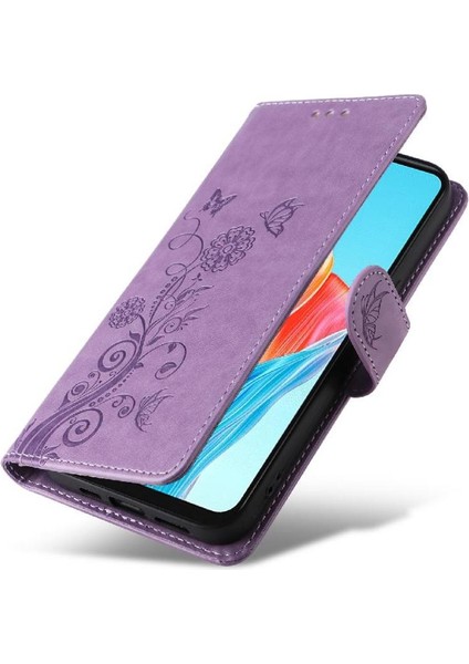 Realme 12 Lite 4g Flip Kart Yuvaları Çiçek Deri Için Flip Case (Yurt Dışından)