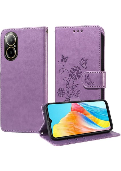 Realme 12 Lite 4g Flip Kart Yuvaları Çiçek Deri Için Flip Case (Yurt Dışından)