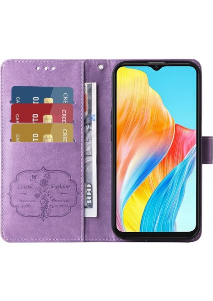 Realme 12 Lite 4g Flip Kart Yuvaları Çiçek Deri Için Flip Case (Yurt Dışından)