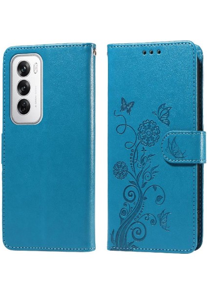 Oppo Oppo 12 5g Çiçek Kart Yuvaları Flip Deri Için Flip Case (Yurt Dışından) modelleri