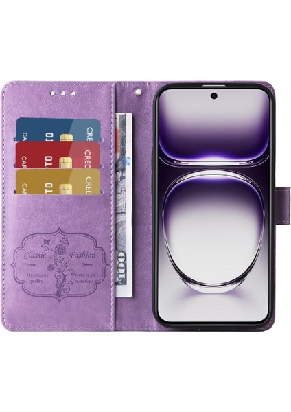 Oppo Oppo 12 Pro 5g Çiçek Flip Deri Kart Yuvaları Için Flip Case (Yurt Dışından) fırsatları