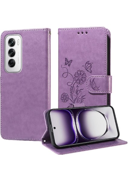 Oppo Oppo 12 Pro 5g Çiçek Flip Deri Kart Yuvaları Için Flip Case (Yurt Dışından) indirimleri