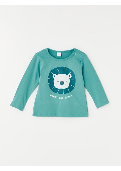 Bisiklet Yaka Uzun Kollu Baskılı Erkek Bebek Pijama Takımı fiyatları