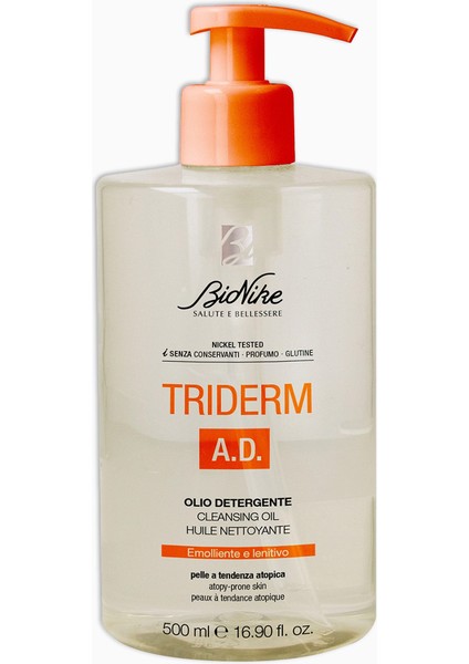 Triderm A.d Cleansing Oil 500 ml