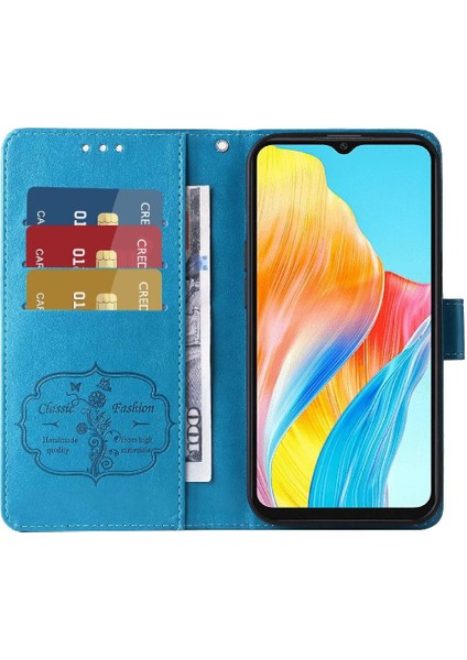 Oppo A38 4G/A18 4g Cardyuvaları Deri Çiçek Flip Case Için Flip Case (Yurt Dışından) fırsatları