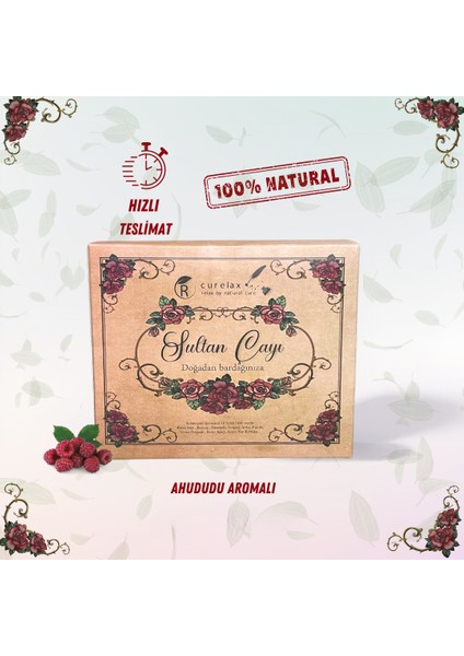 %100 Bitkisel Detoks ve Form Sultan Çayı 10 Farklı Bileşenli