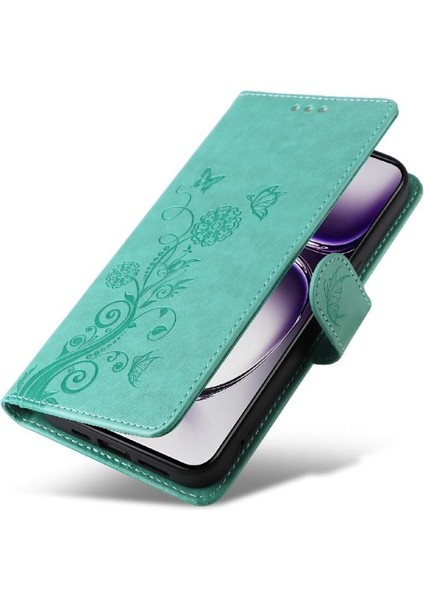 Oppo Oppo 12 5g Çiçek Kart Yuvaları Flip Deri Için Flip Case (Yurt Dışından) modelleri