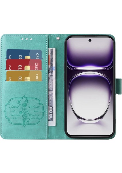 Oppo Oppo 12 5g Çiçek Kart Yuvaları Flip Deri Için Flip Case (Yurt Dışından) fırsatları