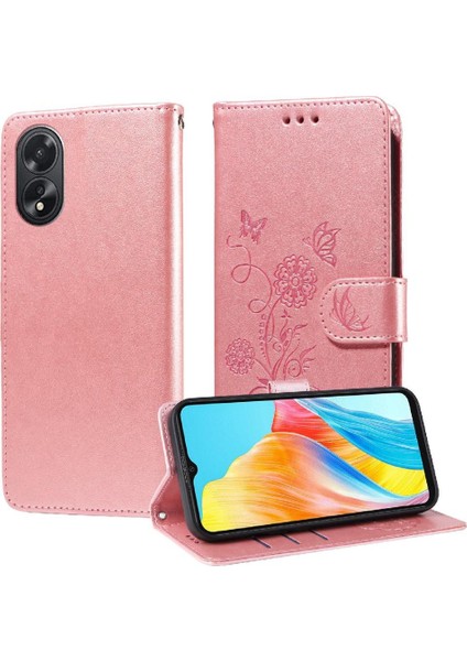 Oppo A38 4G/A18 4g Cardyuvaları Deri Çiçek Flip Case Için Flip Case (Yurt Dışından) indirimleri