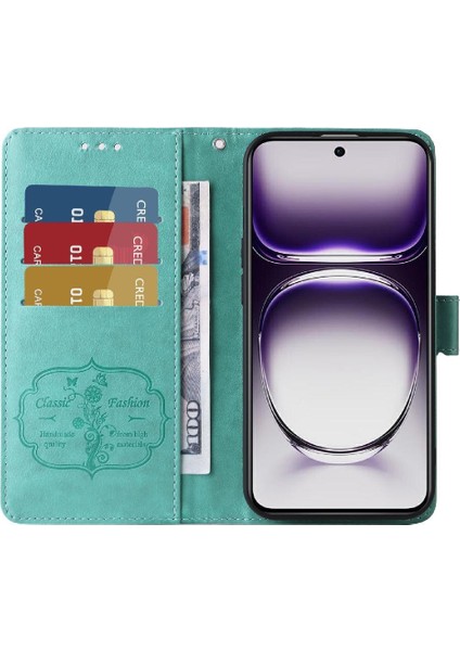 Oppo Oppo 12 Pro 5g Çiçek Flip Deri Kart Yuvaları Için Flip Case (Yurt Dışından) indirimleri
