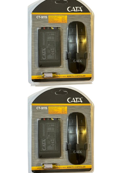 CT-9115 3\'lü Aydınlatma Kumandası (2 Adet)