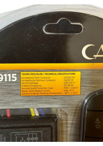 CT-9115 3\'lü Aydınlatma Kumandası (2 Adet)