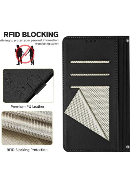Oppo Case 12 5g Flıp Kapak Için Kılıf Rfıd Engelleme Kart Tutucu Cüzdan Pu (Yurt Dışından) fırsatları