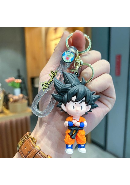 Banbo Dragon Ball Holding Yumruk Wukong Çanta Anahtarlığı Dekorasyon Küçük Hediye (Yurt Dışından)