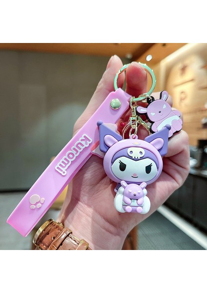 Banbo Kuromi Karikatür Çanta Anahtarlığı Dekorasyonu Küçük Hediye (Yurt Dışından)