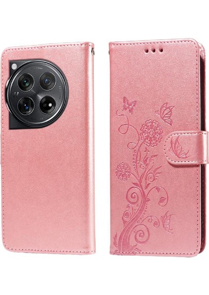 12 Deri Çiçek Flip Kart Yuvaları Için Flip Case (Yurt Dışından)