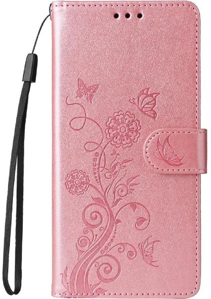12 Deri Çiçek Flip Kart Yuvaları Için Flip Case (Yurt Dışından)