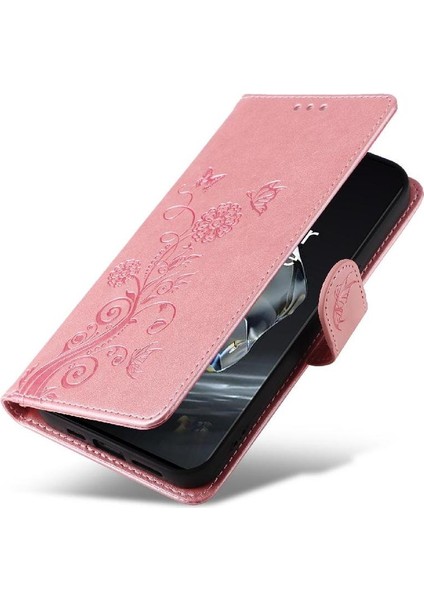 12 Deri Çiçek Flip Kart Yuvaları Için Flip Case (Yurt Dışından)