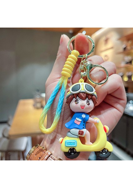Banbo Motosiklet Çocuk Çanta Anahtarlığı Dekorasyonu Küçük Hediye (Yurt Dışından)