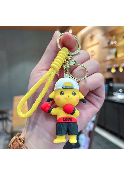 Banbo Pikachu Boks Çanta Anahtarlığı Dekorasyonu Küçük Hediye (Yurt Dışından)