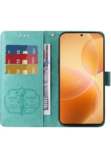 Xiaomi Poco X6 Pro Flip Çiçek Cardyuvaları Deri Için Flip Case (Yurt Dışından)