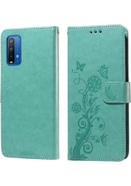 Xiaomi Redmi Not 9 Için Flip Case 4g Deri Kart Yuvaları Flip Çiçek (Yurt Dışından)