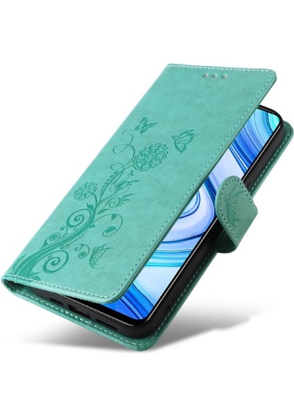 Xiaomi Redmi Not 9 Için Flip Case Pro 4g Çiçek Cardyuvaları Flip Deri (Yurt Dışından)