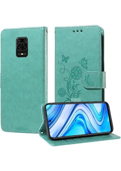 Xiaomi Redmi Not 9 Için Flip Case Pro 4g Çiçek Cardyuvaları Flip Deri (Yurt Dışından)