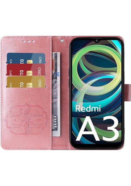 Xiaomi Redmi A3 Için Flip Case 4g Çiçek Çevirme Deri Cardyuvaları (Yurt Dışından) indirimleri