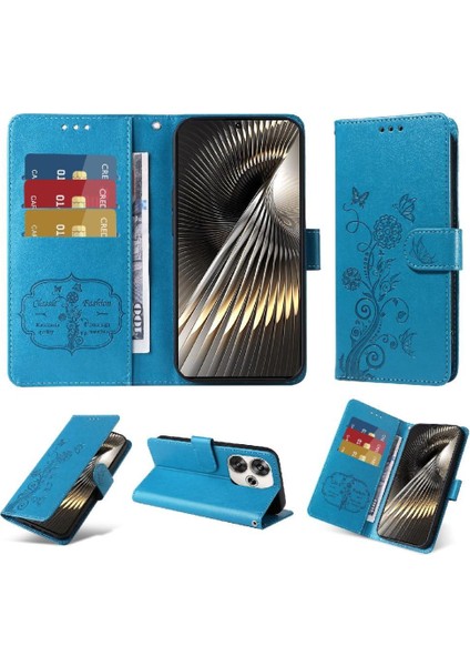 Xiaomi Poco F6 Cardyuvaları Flip Deri Çiçek Için Flip Case (Yurt Dışından)