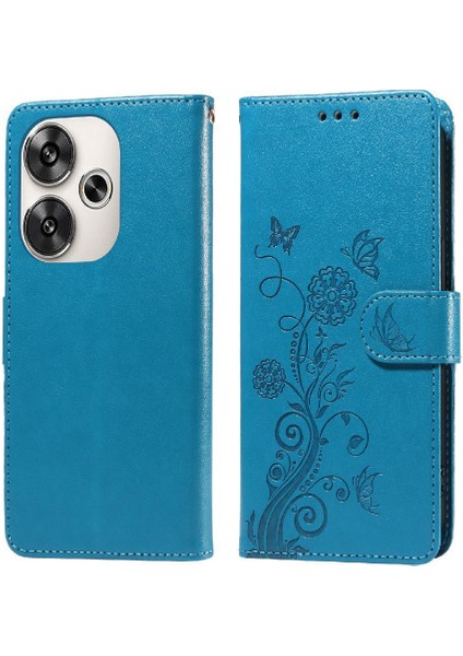 Xiaomi Poco F6 Cardyuvaları Flip Deri Çiçek Için Flip Case (Yurt Dışından)