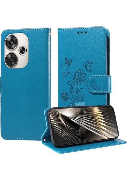 Xiaomi Poco F6 Cardyuvaları Flip Deri Çiçek Için Flip Case (Yurt Dışından)