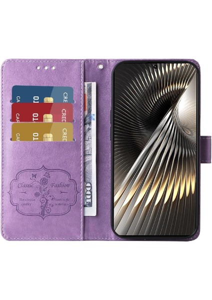 Xiaomi Poco F6 Cardyuvaları Flip Deri Çiçek Için Flip Case (Yurt Dışından)