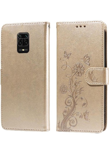 Xiaomi Redmi Not 9 Için Flip Case Pro 4g Çiçek Cardyuvaları Flip Deri (Yurt Dışından)