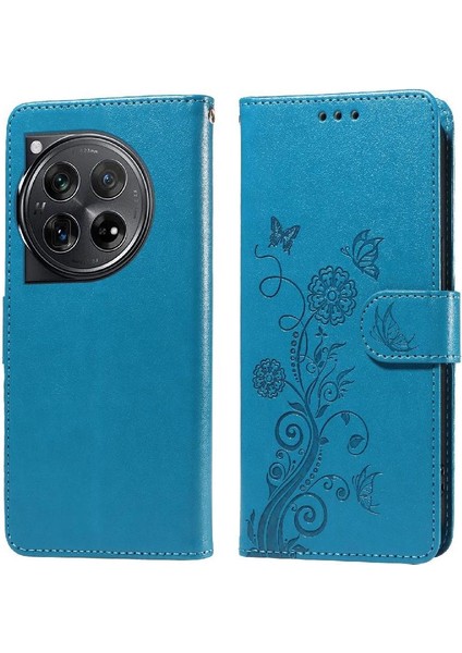 12 Deri Çiçek Flip Kart Yuvaları Için Flip Case (Yurt Dışından)