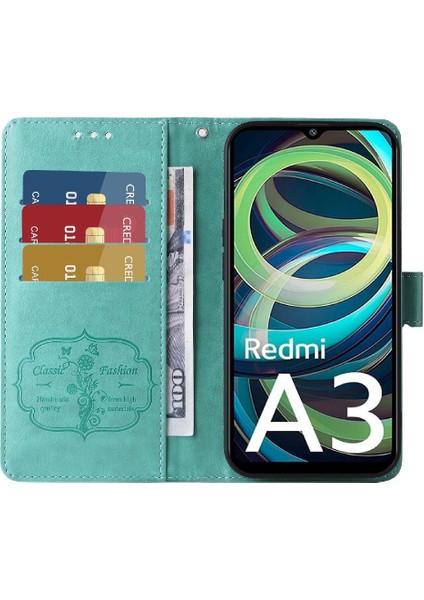Xiaomi Redmi A3 Için Flip Case 4g Çiçek Çevirme Deri Cardyuvaları (Yurt Dışından) indirimleri